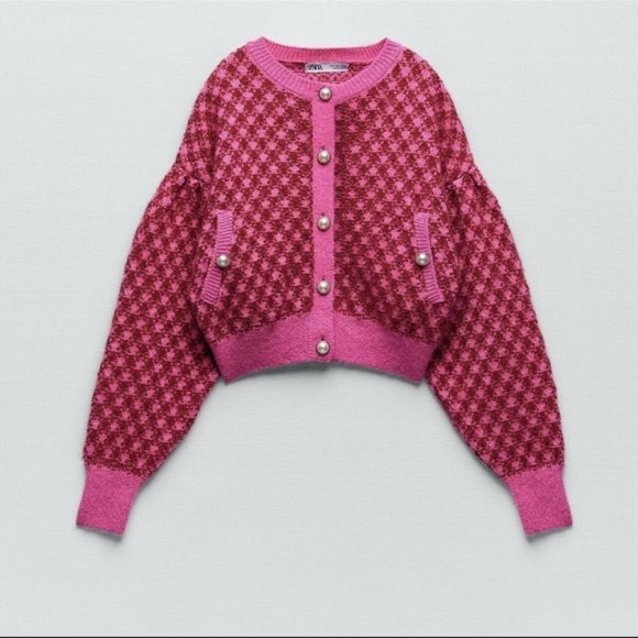 Zara Knit Jacket Cardigan Set - Picture 6 of 7